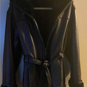 Women's Black Leather Jacket